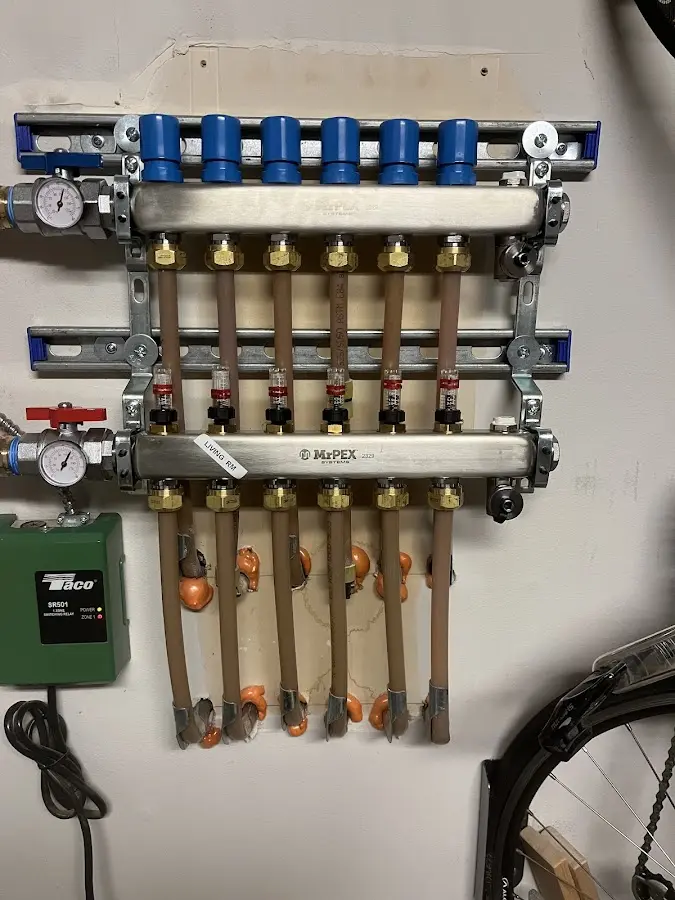 Plumber performing Leak Detection at a residential property in Mexia